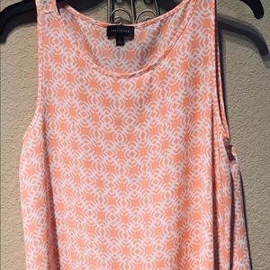 The Limited Pink & White Pattern Blouse